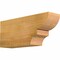 Ekena Millwork Ridgewood Rough Sawn Rafter Tail, Western Red Cedar, 6"W x 10"H x 24"L RFT06X10X24RID00RWR - alternate 1